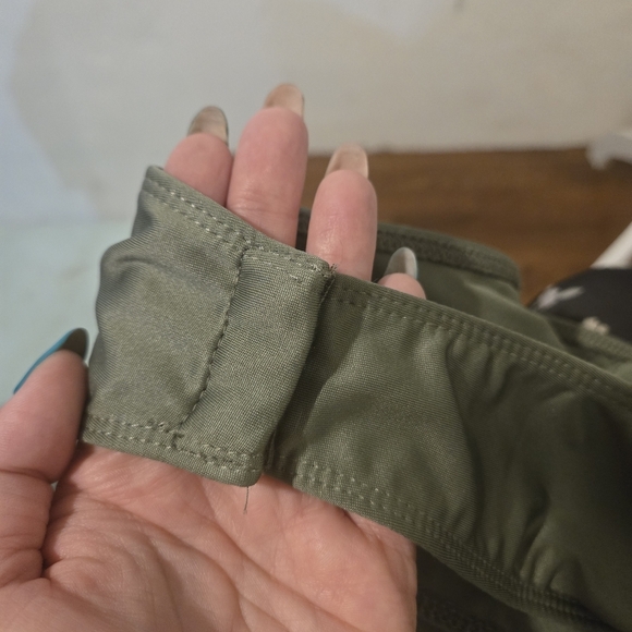 Olive Green Women's Bodysuit By And Now This Size L - Picture 5 of 6